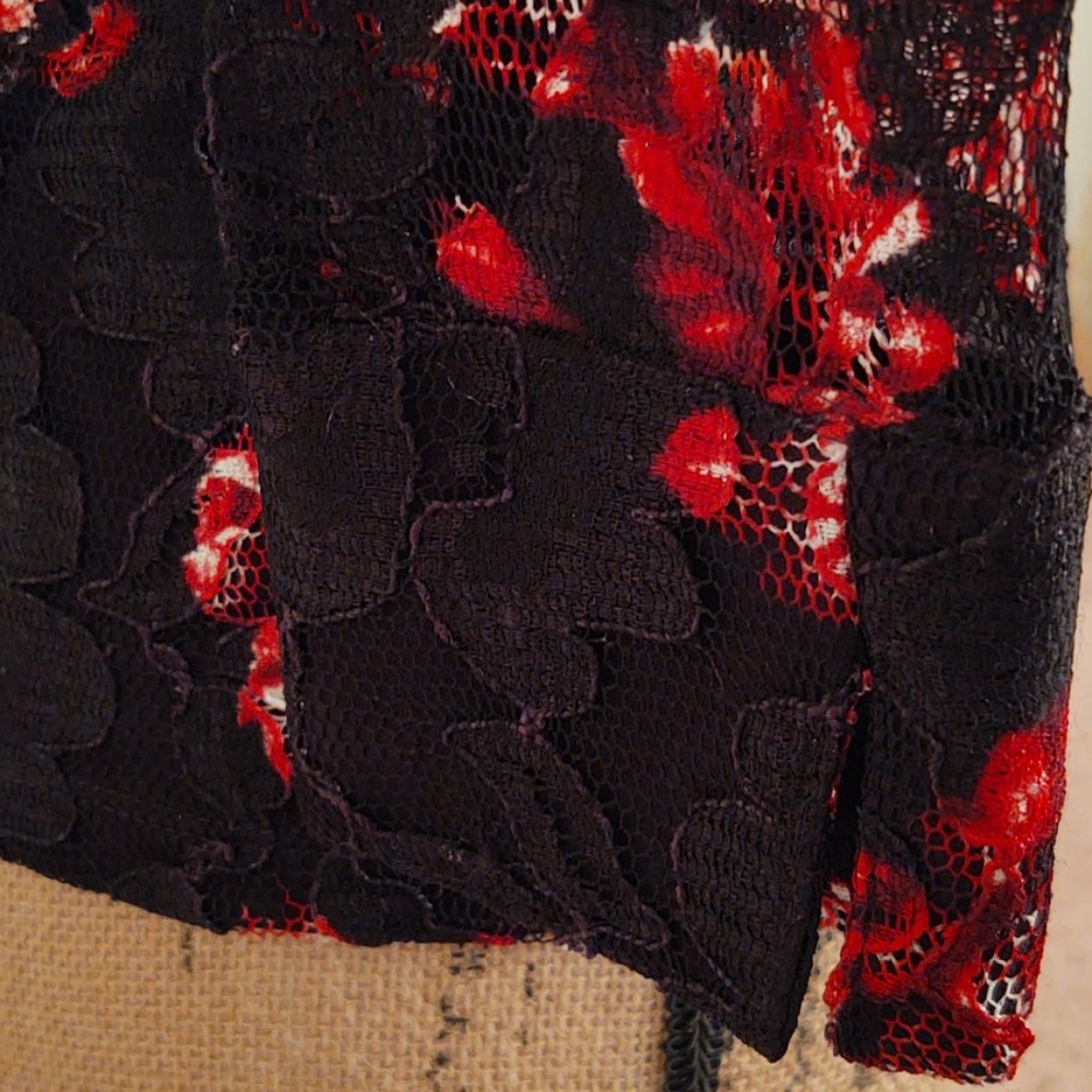 INC | Women Petites Lace Blouse - Picture 7 of 8